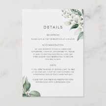 Boda elegante minimalista con vegetación de eucali
