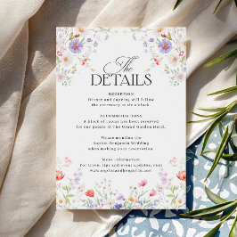 Tarjeta De Recepción Boda floral acuarela pastel jardín de primavera