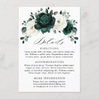 Boda floral blanca de eucalipto verde esmeralda