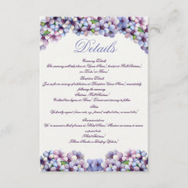 Tarjeta De Recepción Boda floral de acuarela poética romántica