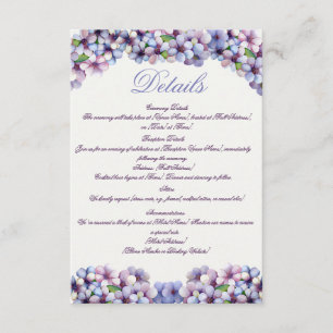 Tarjeta De Recepción Boda floral de acuarela poética romántica