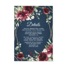 Boda floral de oro rosado de Rubor azul de la Mari