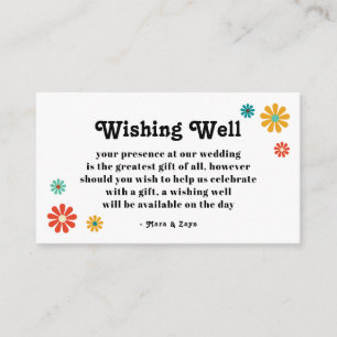 Tarjeta De Recepción Boda Floral Retro de Moda Boho Desear Bien