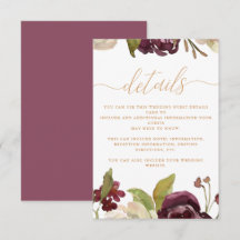 Boda Floral y caligrafía Detalle de invitado