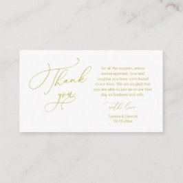 Tarjeta De Recepción Boda Gracias, en el tema romántico moderno Enclos