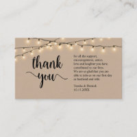Boda Gracias, Modern Rustic Brown Kraft
