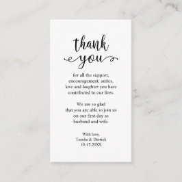 Tarjeta De Recepción Boda Gracias, Rustic Moderno