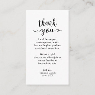 Tarjeta De Recepción Boda Gracias, Rustic Moderno