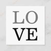 Boda Gray Black Script Love