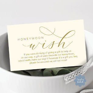 Tarjeta De Recepción Boda Honeymoon Wish, Fondo, mínimo moderno