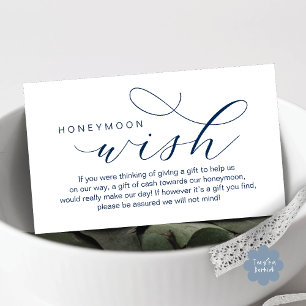 Tarjeta De Recepción Boda Honeymoon Wish, Fondo, mínimo moderno
