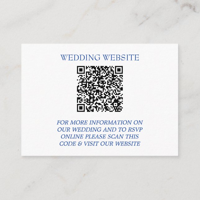 Tarjeta De Recepción Boda Marítimo Náutico del Faro (Reverso)