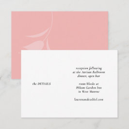 TARJETA DE RECEPCIÓN BODA MOD PINK TULIP