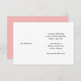 TARJETA DE RECEPCIÓN BODA MOD PINK TULIP