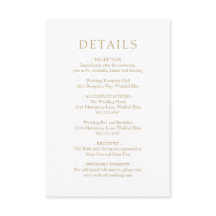 Boda moderno audaz dorado simple