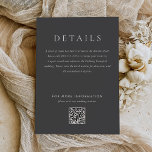 Tarjeta De Recepción Boda moderno de mezcla de crema gris y monograma<br><div class="desc">La moderna tarjeta de gabinete del Boda Cream Gray Monogram Mix Match presenta modernos emparejamientos de tipo suave y moderno.</div>