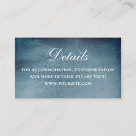 Tarjeta De Recepción Boda náutico acuático marino acuático. Detalles az