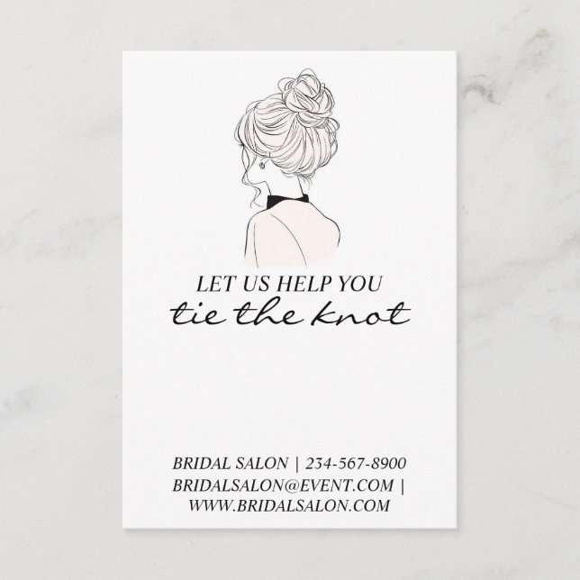 Tarjeta De Recepción Boda promocional Titular de la Escrunchie (Anverso)