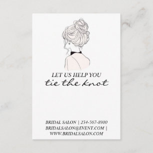 Tarjeta De Recepción Boda promocional Titular de la Escrunchie