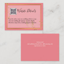 Boda QR CODE RSVP GIFTS DETAILTS Website