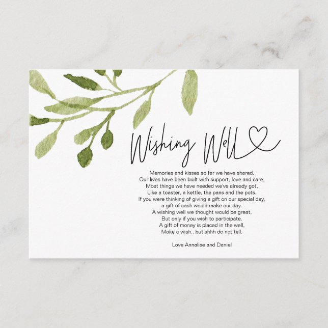 Tarjeta De Recepción Boda Que Desee Bien Para El Matrimonio Veraniego A (Anverso)