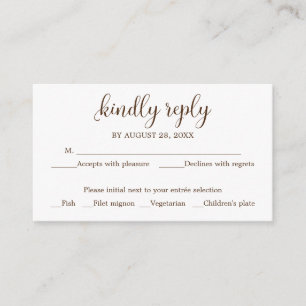 Tarjeta De Recepción Boda RSVP Rustic Wood Boda