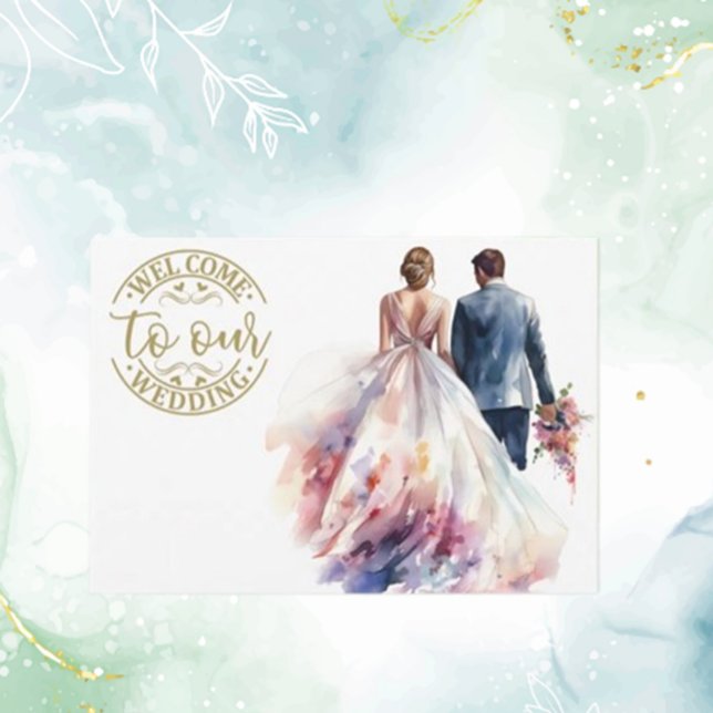 Tarjeta De Recepción Boda Rustic Classic Boho Floral (Celebrate your special day with our rustic boho floral enclosure card)