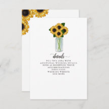 Boda Rustic Sunflowers Mason Jar