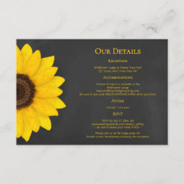 Tarjeta De Recepción boda rústica de solomillo