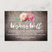 Boda Rústico de Flores que desea lo mejor