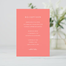 Boda Simple Coral Vibrante y Moderno