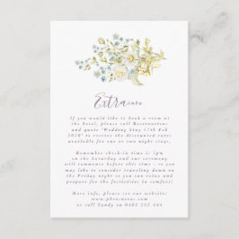 Tarjeta De Recepción Boda Spring Boho Wildflower Pampas