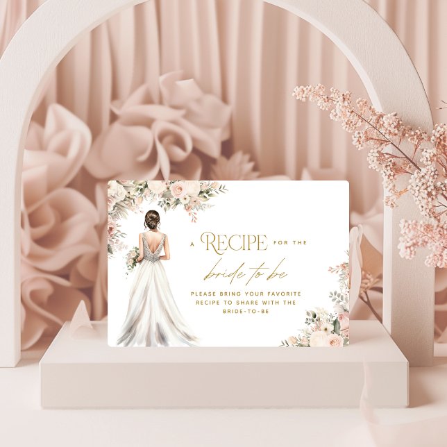 Tarjeta De Recepción Boda Vestir traje de traje de brunette Receta Duch (Subido por el creador)