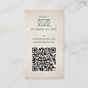 Tarjeta De Recepción Boda Viking Celtic Gamer