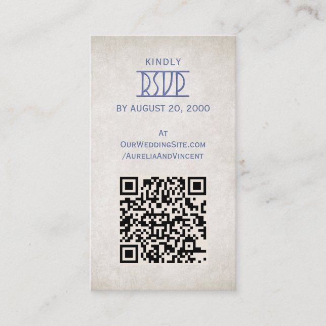 Tarjeta De Recepción Boda Viking Celtic Gamer (Anverso)