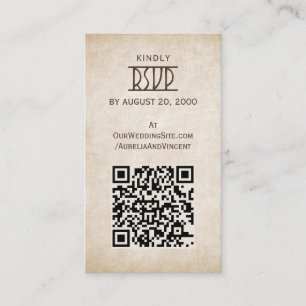 Tarjeta De Recepción Boda Viking Celtic Gamer