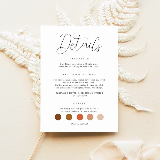 Tarjeta De Recepción Bodas de caligrafía elegantes (Subido por el creador)