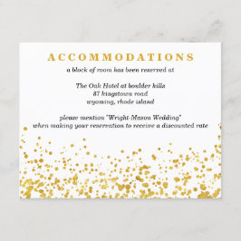 Tarjeta De Recepción Bodas de oro