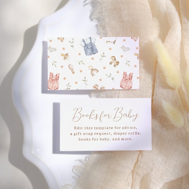 Tarjeta De Recepción Boho Baby Clothes Baby Shower (Subido por el creador)