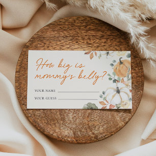 Tarjeta De Recepción Boho Calabaza ¿Qué tan grande es el juego de ducha