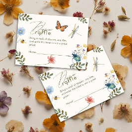 Tarjeta De Recepción Boho Love Bug Insects Dragonfly baby ducha