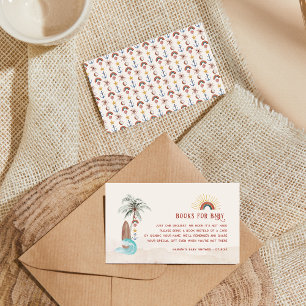 Tarjeta De Recepción Boho Summer Surf   Solicitud de libro