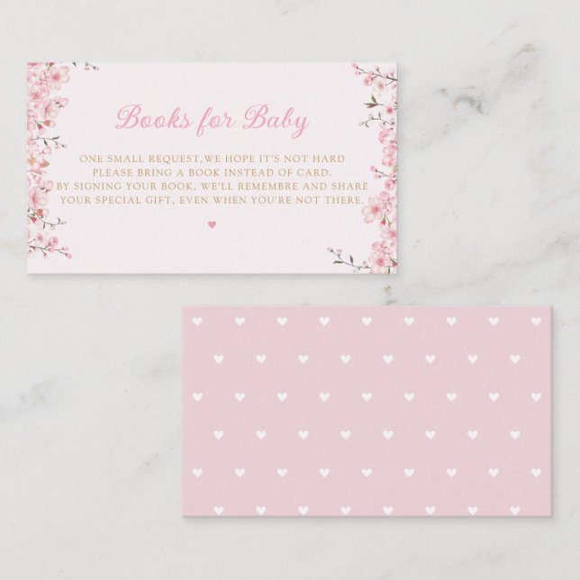 Tarjeta De Recepción Boho Teddy Lleva Libros De Baby Shower Para Bebés (Anverso / Reverso)