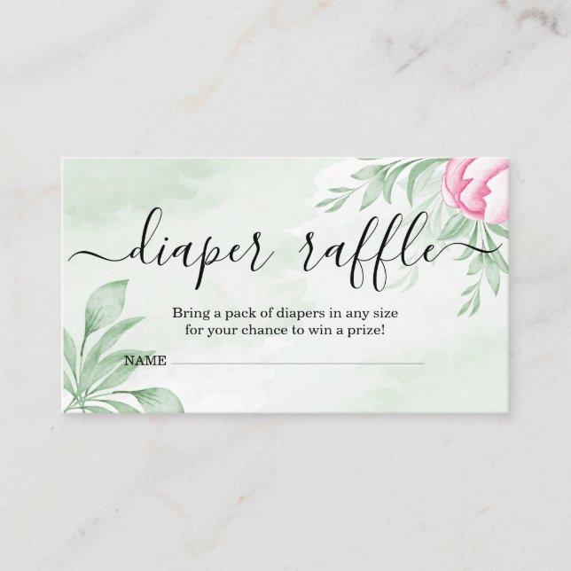 Tarjeta De Recepción Boho Watercolor Eucalyptus Baby Shower (Anverso)