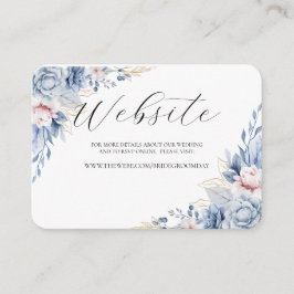 Tarjeta De Recepción Boho Wildflower BODA