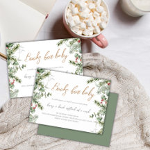 Boho Winter Baby Shower | Libros para bebés
