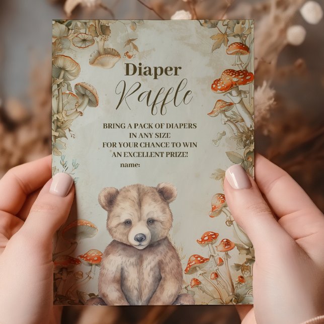 Tarjeta De Recepción Boho Woodland Baby Shower (Subido por el creador)