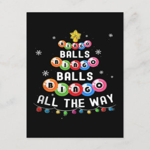 Tarjeta De Recepción Bolas de Bingo Bingo Todo el Camino 