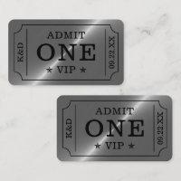 Boleto de Admisión a Fiesta Moderna - Plata