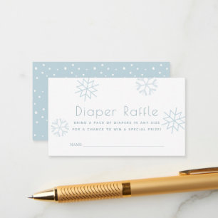Tarjeta De Recepción Boleto de barrido de Baby Shower Diaper Raffle